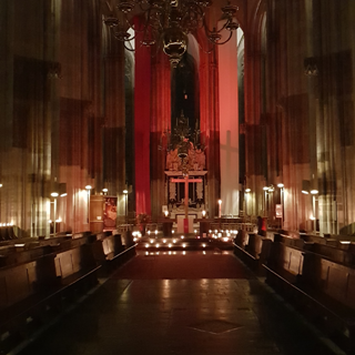 Kaarsjes in de Domkerk